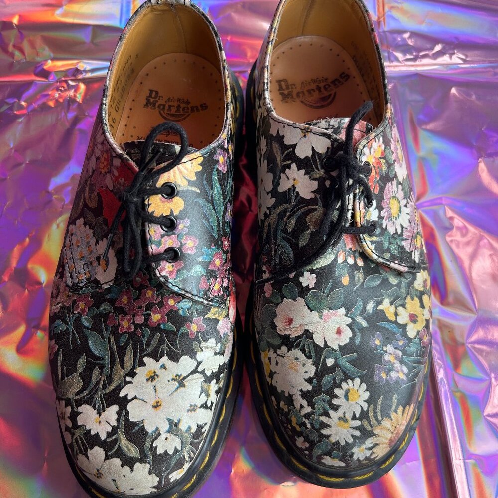 Vintage Floral Oxford Dr Martens